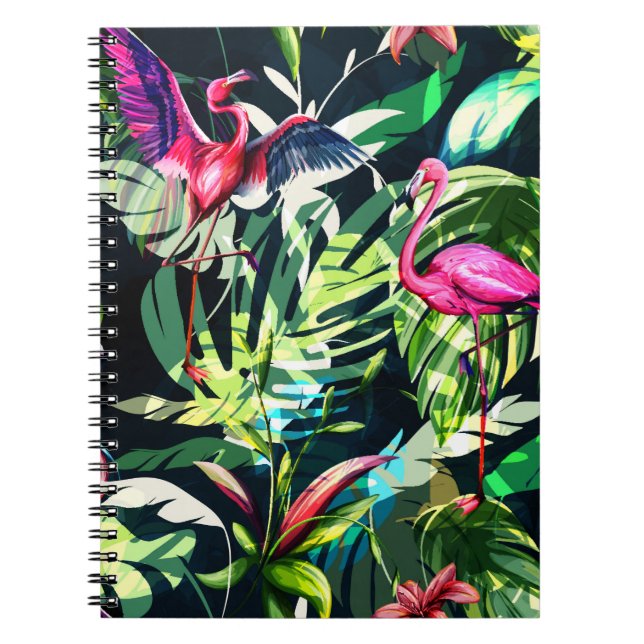 Carnet Modèle floral arrière - plan sans couture. Départ  (Devant)