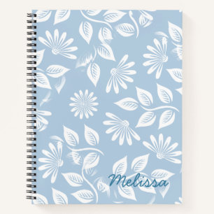 Carnet Modèle floral classique - Choisissez votre couleu