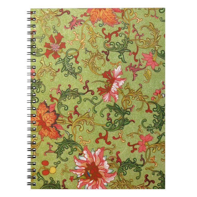 Carnet Modèle Floral vintage (Devant)