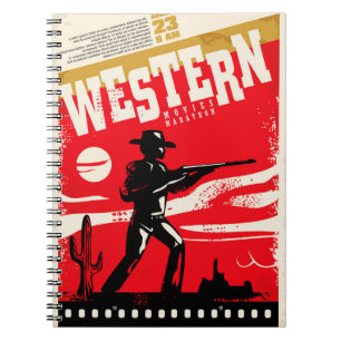 Carnet Modèle rétro du marathon des films occidentaux