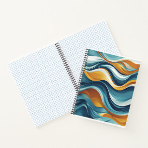 Carnet modèles fluides dans les vagues