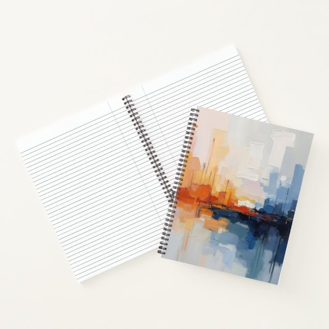 Carnet Modern Abstract Business Notebook – Corporate Gift (Intérieur)