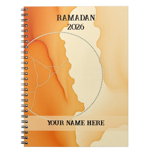 Carnet Modern Boho Crescent (Devant)