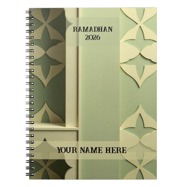 Carnet Modern Geometric Muslim (Devant)