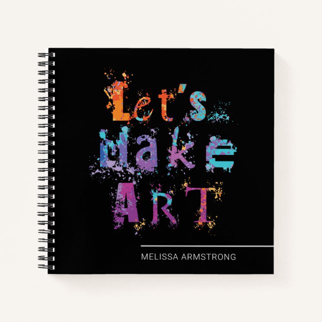 Carnet Modern Let's Make Art Sketchbook for Artists (Devant)