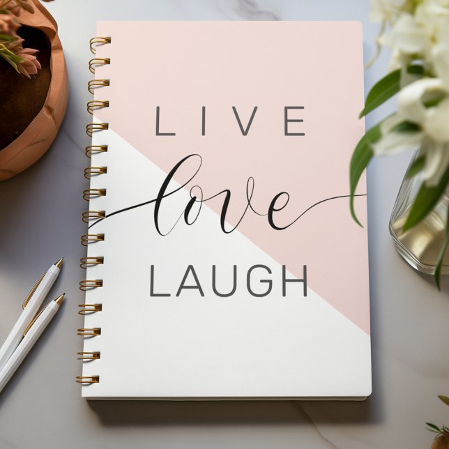 Carnet Modern Love Laugh Motivation positive (Créateur téléchargé)