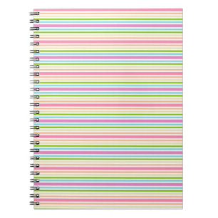 Carnet Modern Trend Colors Stripes Elegant Template
