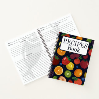Carnet Modern Vintage Personalized Recipe Notebook