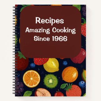 Carnet "Modern Vintage Personalized Recipe Notebook"