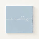 Moderne Dusty Blue Élégant Simple Mariage invité