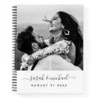 Moderne Elegant Calligraphie Photo Mariage invité