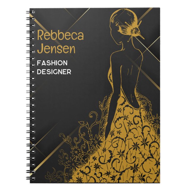 Carnet Moderne Elegant or Gown Summer Fashion (Devant)