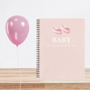 Carnet Moderne Elégant Pastel Rose Baby Cadeau Pour Maman