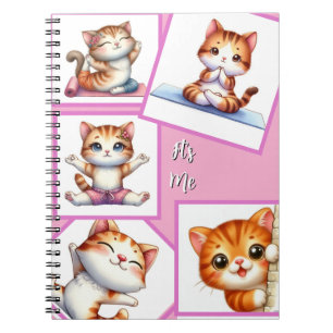 Carnet Moderne élégante multi photo famille rose stylée