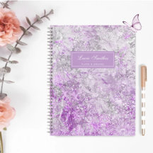 Moderne Girl élégant chic violet Parties scintilla