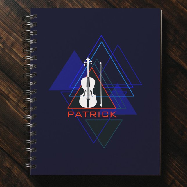Carnet Moderne & Masculine Marine Blue Music Concepteur d (Créateur téléchargé)