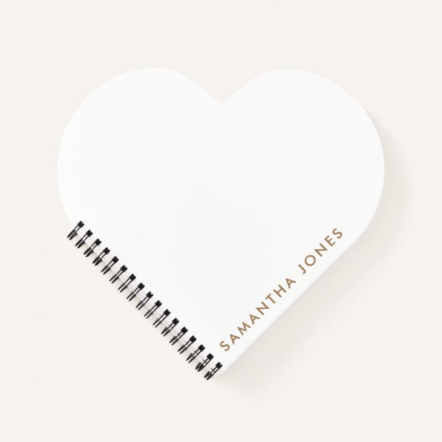 Carnet Moderne minimaliste (Devant)