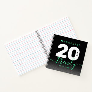 Carnet Moderne Mint Green 20 et tendance