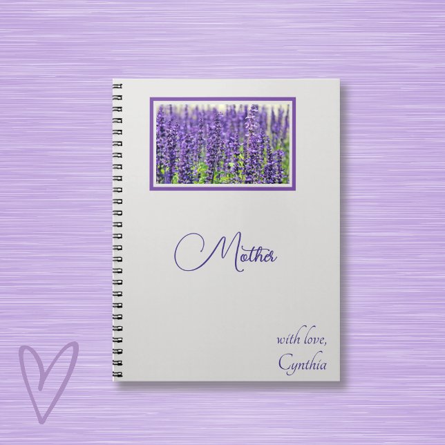 Carnet Modifier les noms, Lovely Lavender Journal, (Créateur téléchargé)
