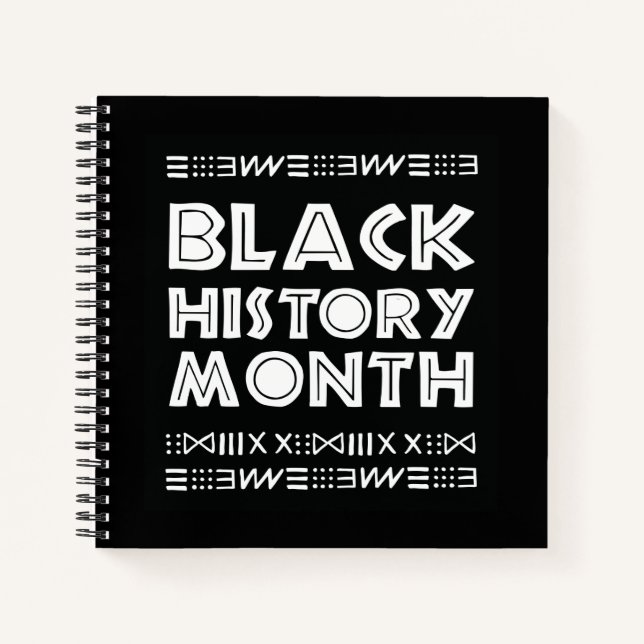 Carnet Mois de l'histoire des Noirs Conception graphique  (Devant)