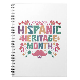 Carnet Mois du patrimoine hispanique Couleurs chaudes
