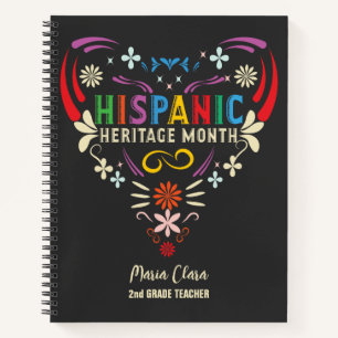 Carnet Mois du patrimoine hispanique Hispanique Amérique 