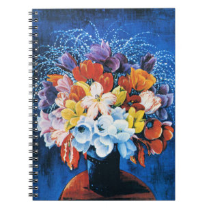 Carnet Moise Kisling, Bouquet de Tulipes,