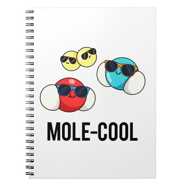 Carnet Mole-Cool Funny Molecule Pun (Devant)