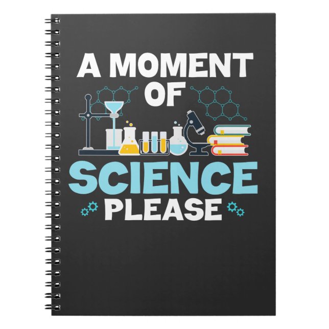 Carnet Moment de science drôle Chimie Scientifique Enseig (Devant)