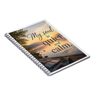 Carnet Mon âme est calme et paisible