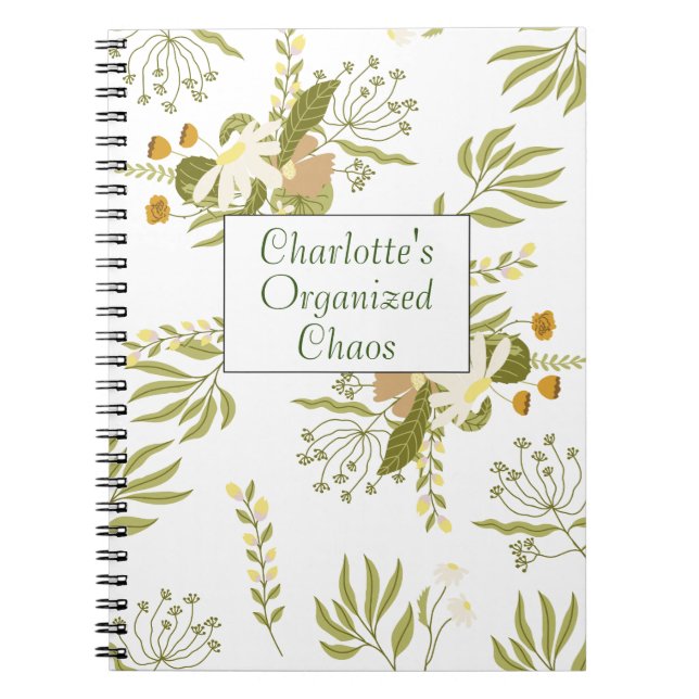 Carnet Mon Chaos Organisé Personnalisé (Devant)
