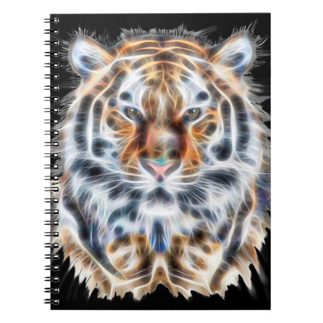 Carnet Mon chat agit sur Tiger Portrait Énergie (Devant)