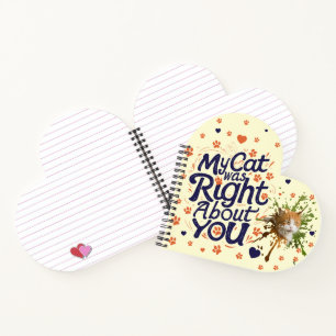 Carnet Mon chat avait raison à votre sujet – Amateur de c