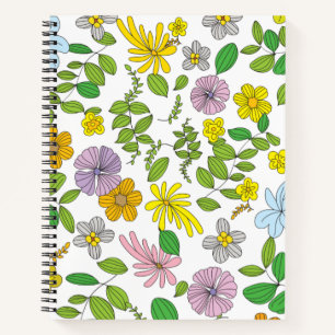 Carnet Mon design de fleurs