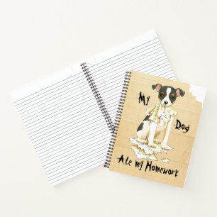 Carnet Mon Jouet Fox Terrier A Mangé Mes Devoirs