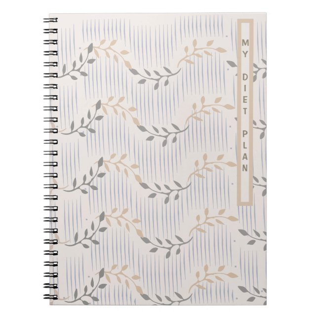 Carnet Mon plan de régime (Devant)