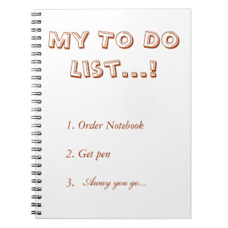 Carnet Mon pour faire la liste