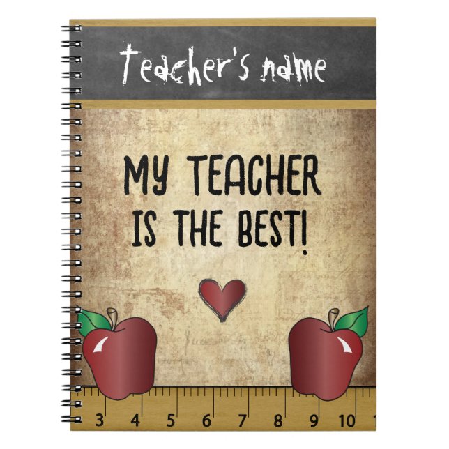 Carnet Mon professeur est le meilleur (Devant)