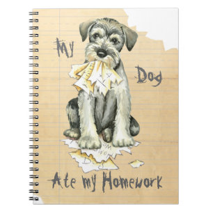 Carnet Mon Schnauzer Standard A Mangé Ma Maison