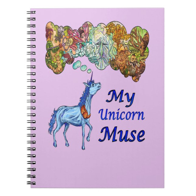 Carnet Mon Unicorn Muse (Devant)