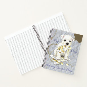Carnet Mon Westie a mangé mon plan de leçon