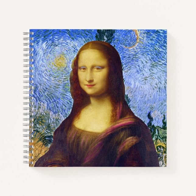 Carnet Mona Lisa et Van Gogh (Devant)