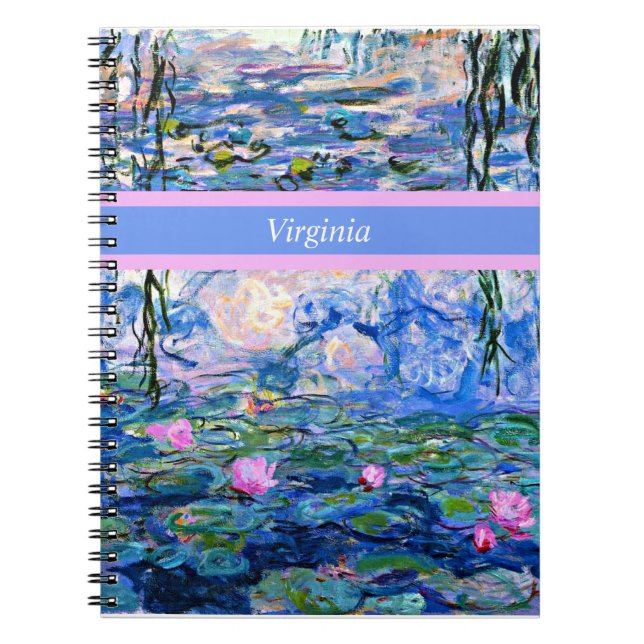 Carnet Monet - Lys d'eau 1919 modèle (Devant)