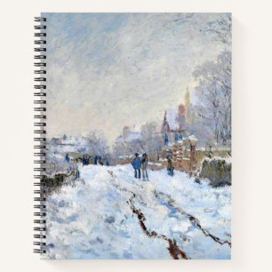 Carnet Monet - Scène de neige à Argenteuil