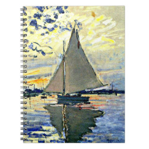 Carnet Monet - Voilier au Petit Gennevilliers