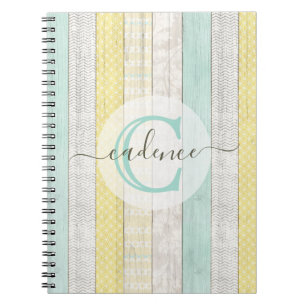 Carnet Monnaie Rustique & Boho Jaune Geo Moderne Personna