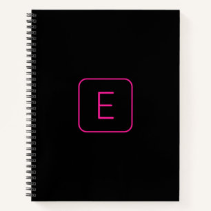 Carnet Monogram de Styled Pink & Black