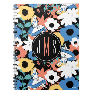 Carnet Monogramme Alice Au Pays Des Merveilles