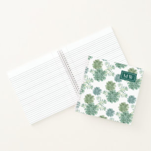 Carnet Monogramme   Bonheur des Plantes   Motif réussi