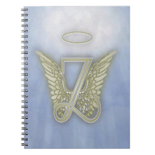 Carnet Monogramme d'ange de la lettre Z